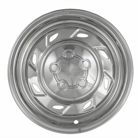 Coast2Coast 15", 8 Directionsl Slot, Chrome Plated, Plastic, Set Of 4, Not Compatible With Steel Wheels IWCIMP35XN